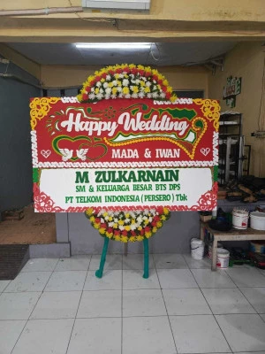 Papan Bunga di Hotel Indonesia Kempinski