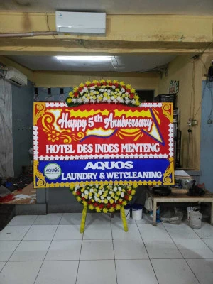 Papan Bunga di Hotel Indonesia Kempinski