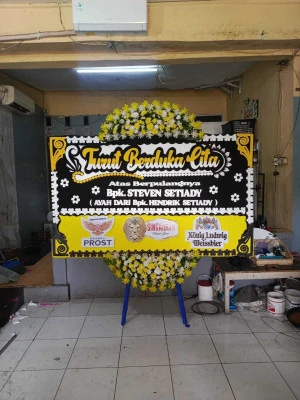 Papan Bunga di Hotel Indonesia Kempinski