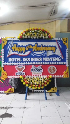 Papan Bunga di Hotel Indonesia Kempinski