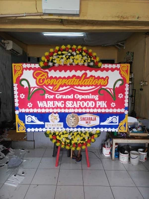 Papan Bunga di Hotel Indonesia Kempinski